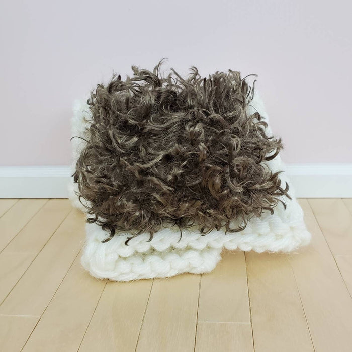 Clearance!! Brown fluffy pillows for 1:6 dolls - Various sizes