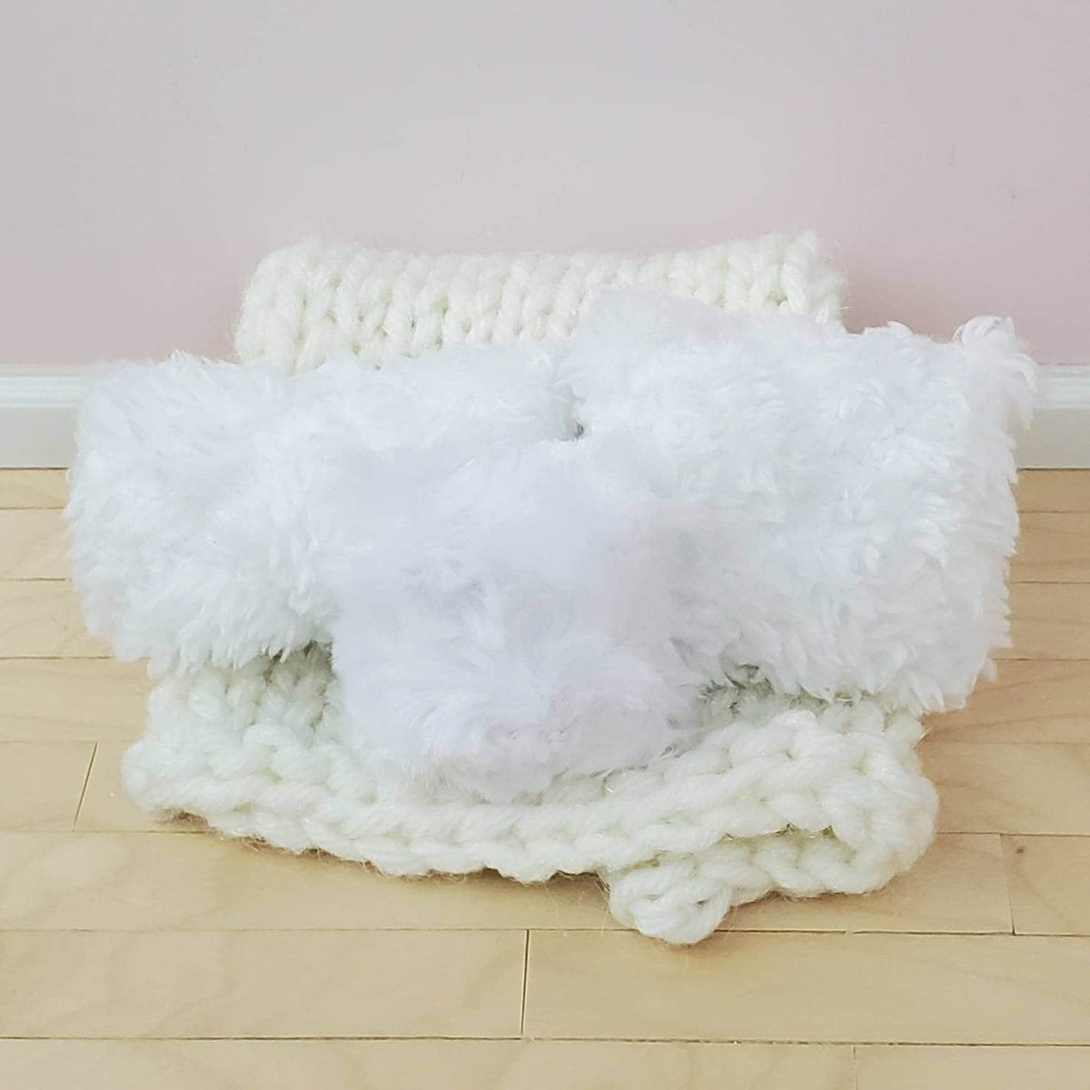 Fluffy Collection | Handmade Doll Throw Pillows | 1:6 or 1/12 scale