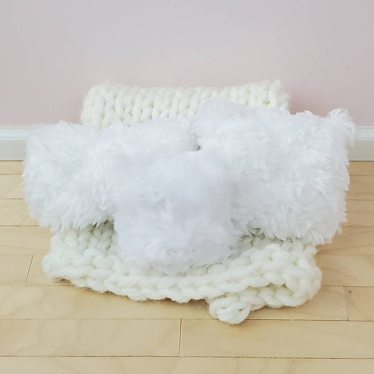 Fluffy Collection | Handmade Doll Throw Pillows | 1:6 or 1/12 scale