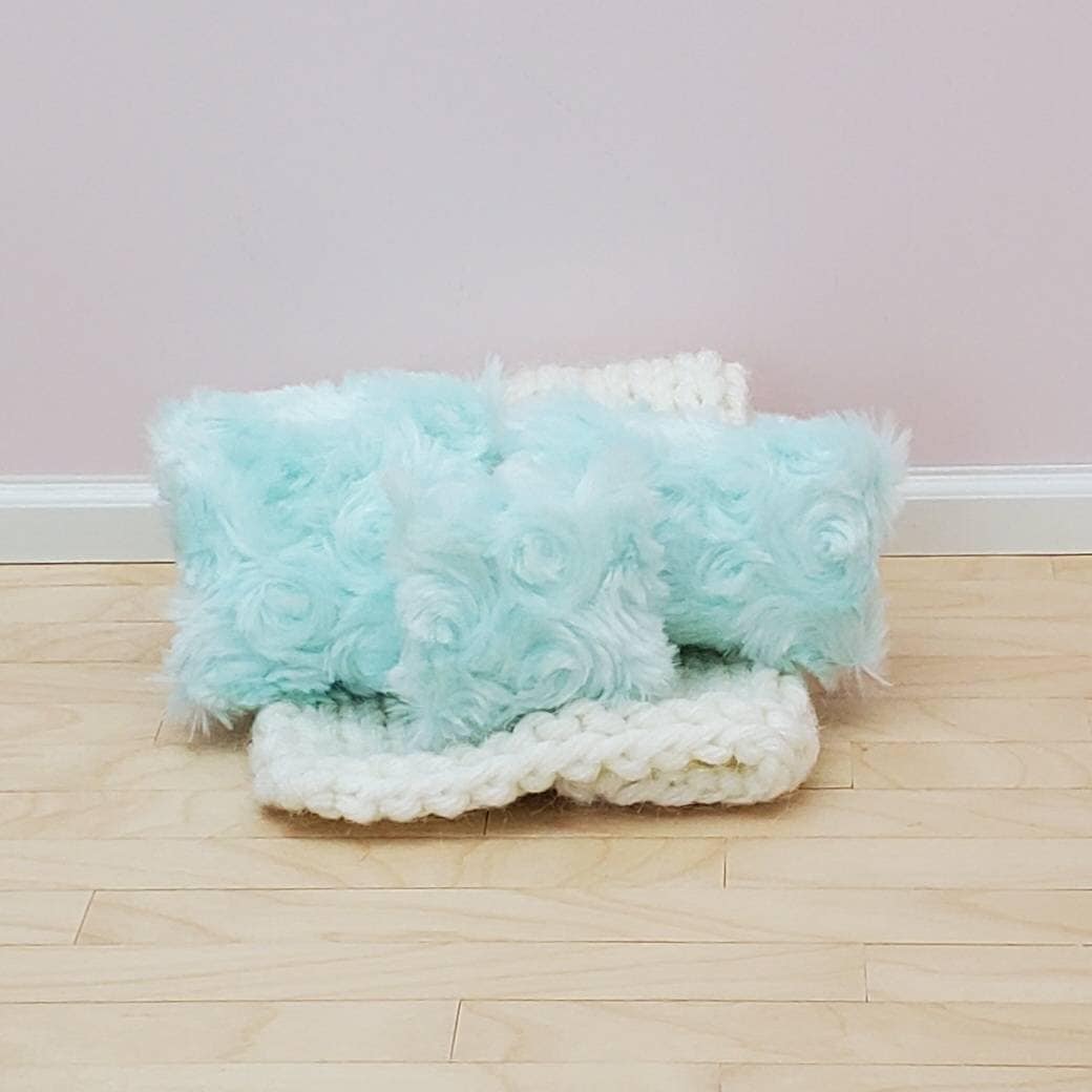 Fluffy Collection | Handmade Doll Throw Pillows | 1:6 or 1/12 scale