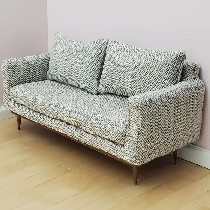 Upholstered Couch for 1:6 Scale Fashion Doll - Mid-Century Modern