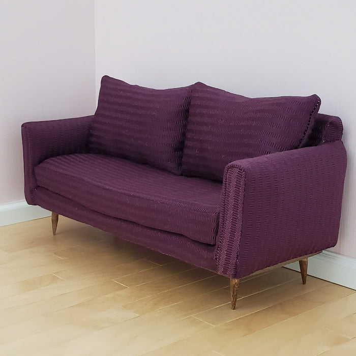 Upholstered Couch for 1:6 Scale Fashion Doll - Mid-Century Modern