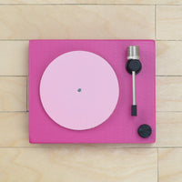 Pink Record Player for 1:6 Scale Doll |Solid Wood | Multiple Colors