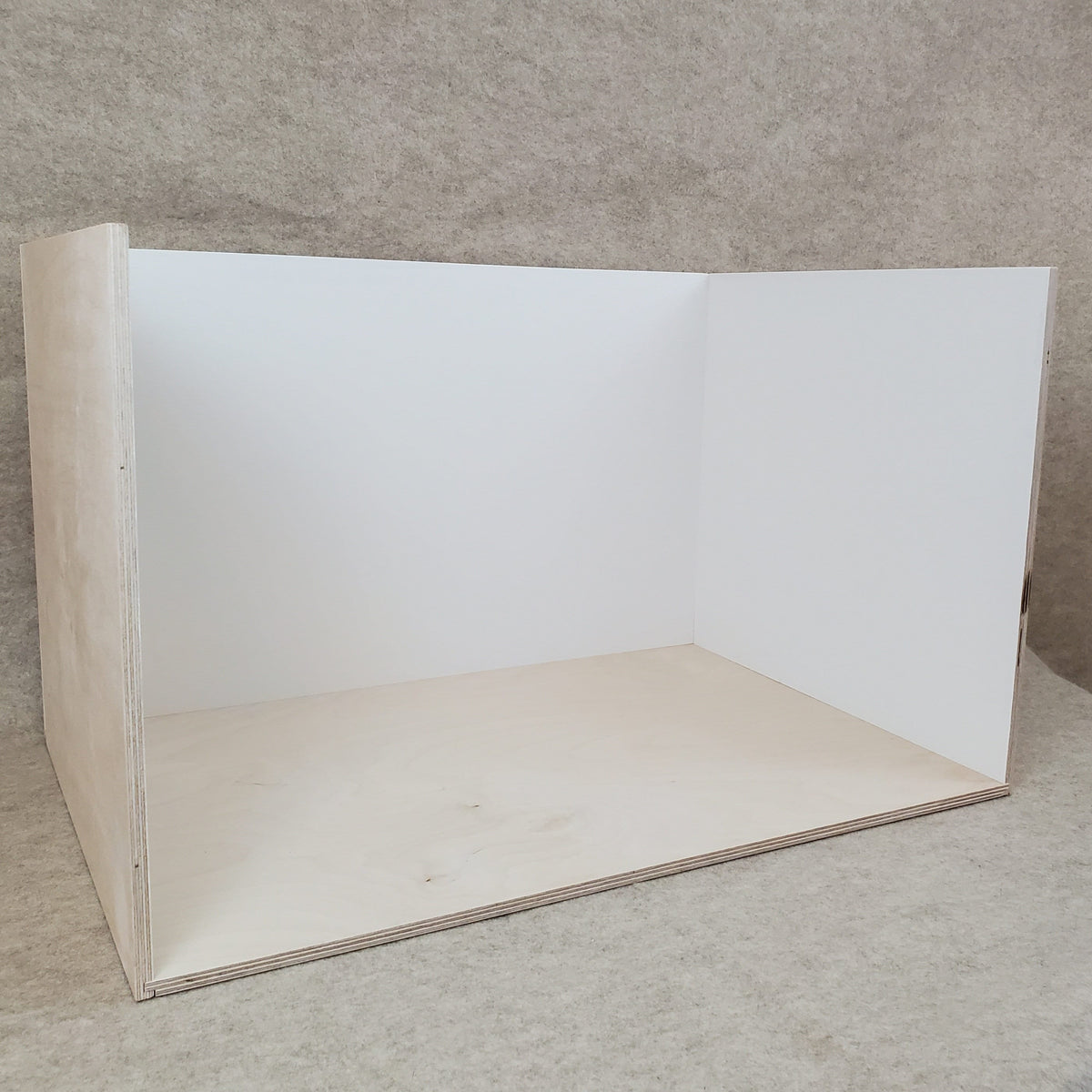 3-Walled 1:6 Scale Blank Room Box Diorama for 12" Fashion Dolls