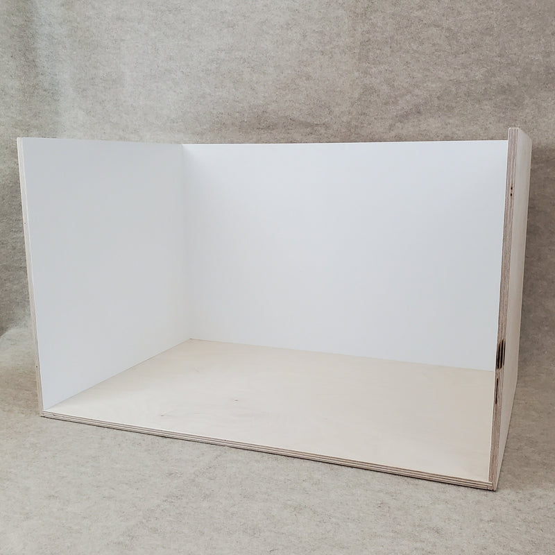 3-Walled 1:6 Scale Blank Room Box Diorama for 12" Fashion Dolls