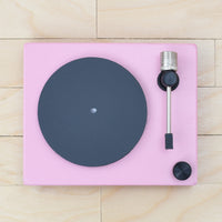 Pink Record Player for 1:6 Scale Doll |Solid Wood | Multiple Colors