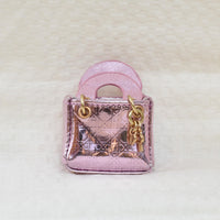 Small Pink Metallic Handbag | 5 Surprise Mini Brands Fashion Series 1 | Realistic Accessory for 1:6 Scale Doll with Custom Sized Gift Box