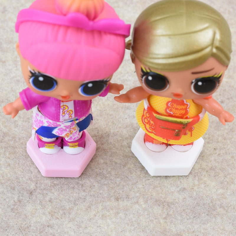 Display Stand for Small Collectible Dolls