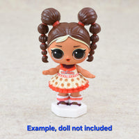 Display Stand for Small Collectible Dolls