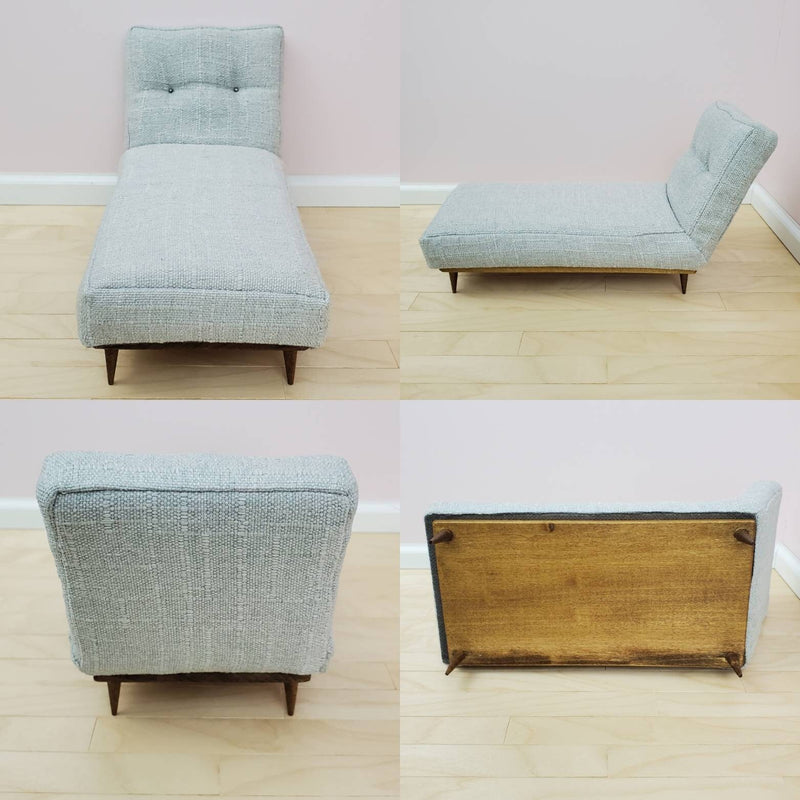 Chaise Lounge for 1:6 Scale Doll - Mid-Century Modern