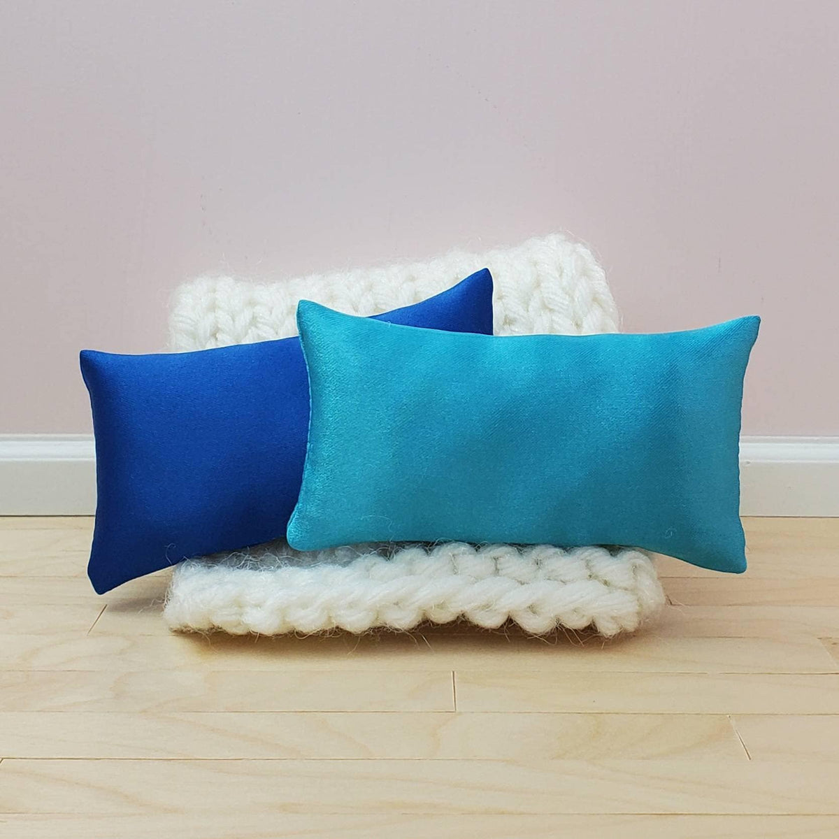 Handmade doll pillow, for bed or XL throw pillows 1:6 scale