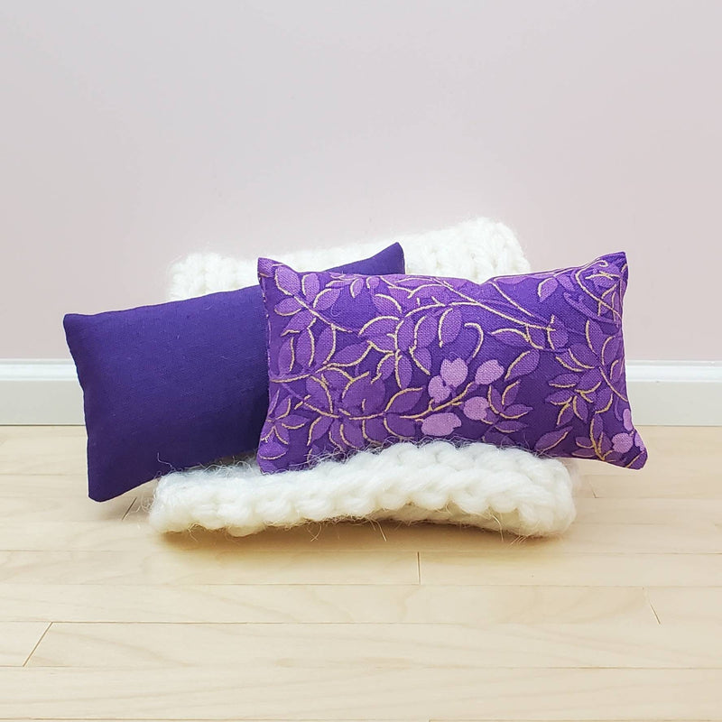 Handmade doll pillow, for bed or XL throw pillows 1:6 scale