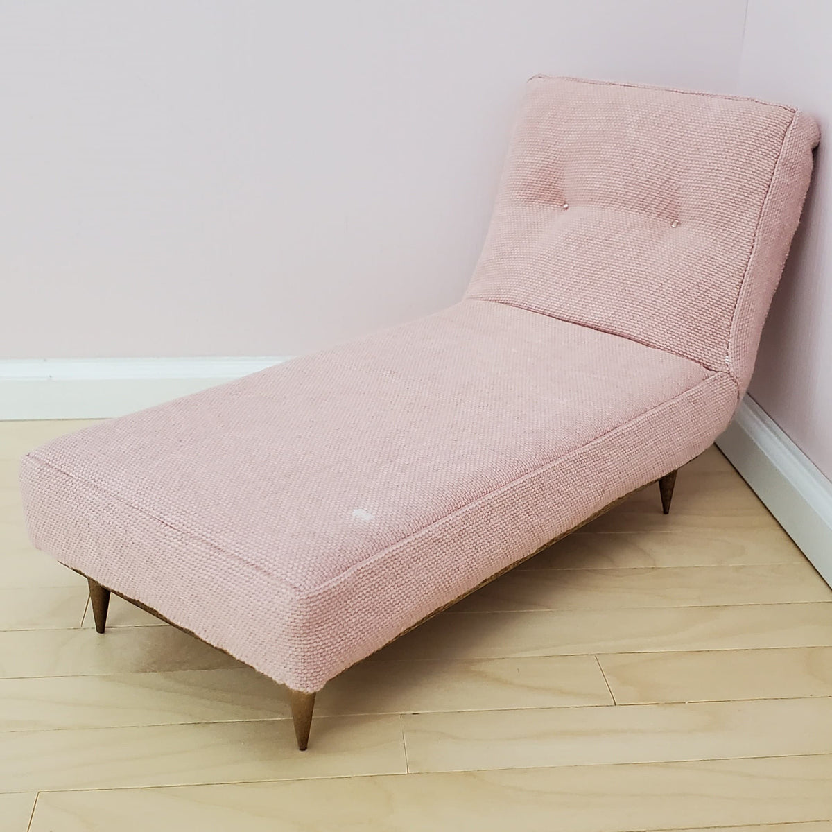 Chaise Lounge for 1:6 Scale Doll - Mid-Century Modern