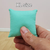 Aqua Collection | Handmade Doll Throw Pillows | 1:6 or 1/12 scale