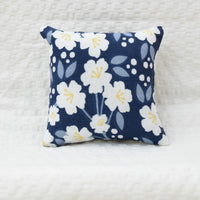 Navy Floral Collection | Handmade Doll Throw Pillows | 1:6 or 1/12 scale