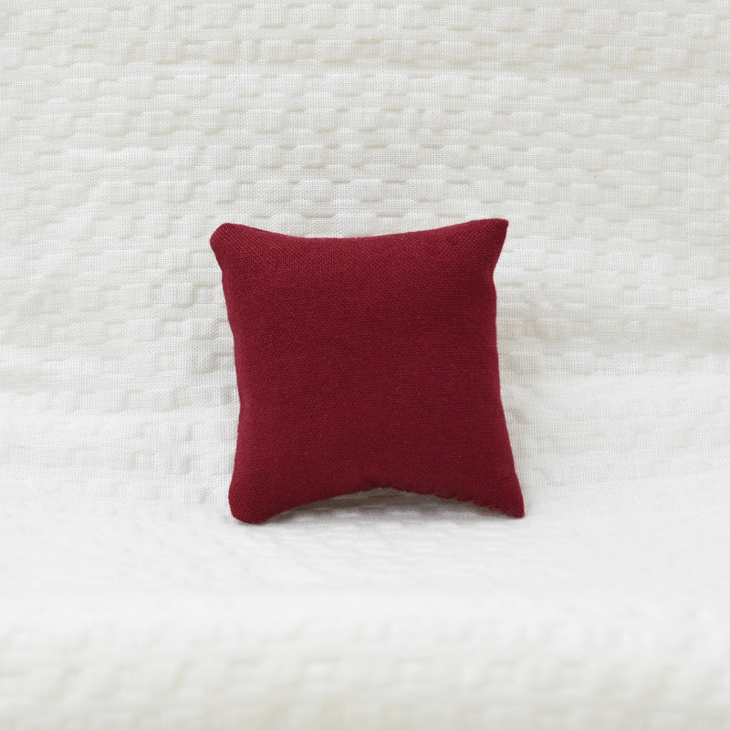 Deep Reds Collection | Handmade Doll Throw Pillows | 1:6 or 1/12 scale