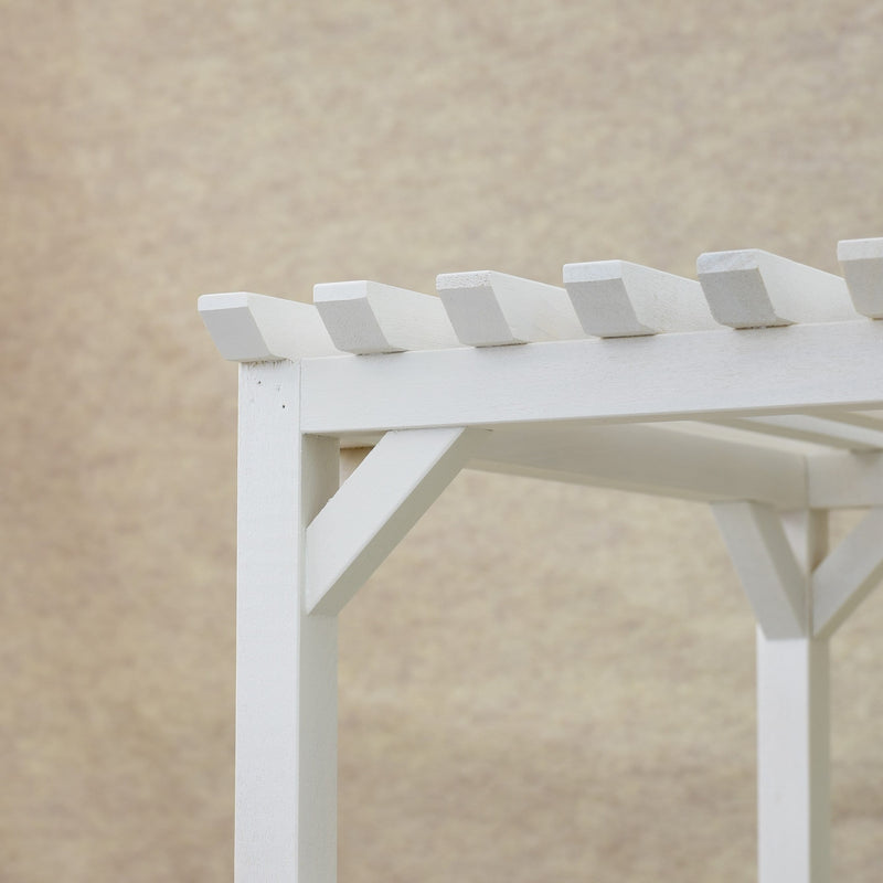 Patio Pergola | 1:6 Scale for 12" Fashion Dolls | Painted or Natural Wood Tone