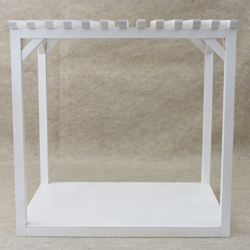 Patio Pergola | 1:6 Scale for 12" Fashion Dolls | Painted or Natural Wood Tone